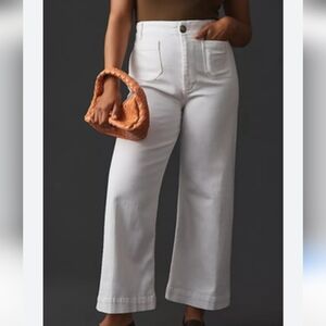 Maeve The Collette Wide Leg Cropped Pants Size 31